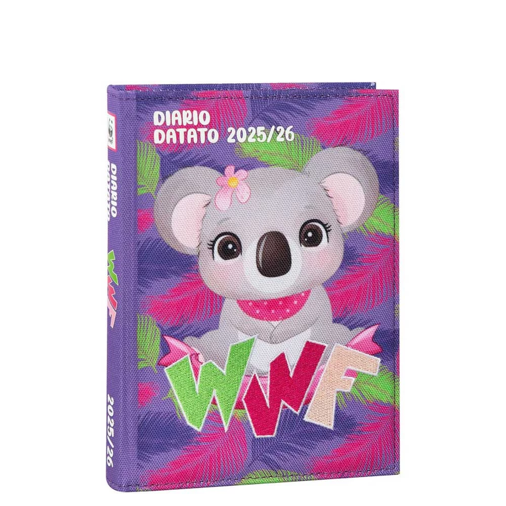 Diario Scuola Wwf Koala Tessuto Giornaliero 12 mesi Datato 25/26