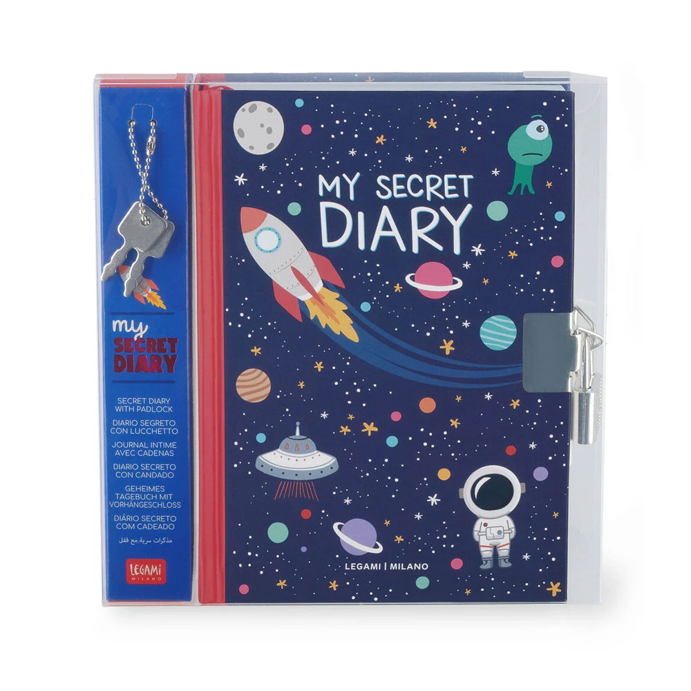 Diario Segreto con Lucchetto Space Legami My Secret Diary