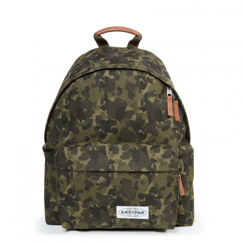 Zaino Eastpak Padded Pak'r Opgrade Camo verde 24lt vegano scuola università