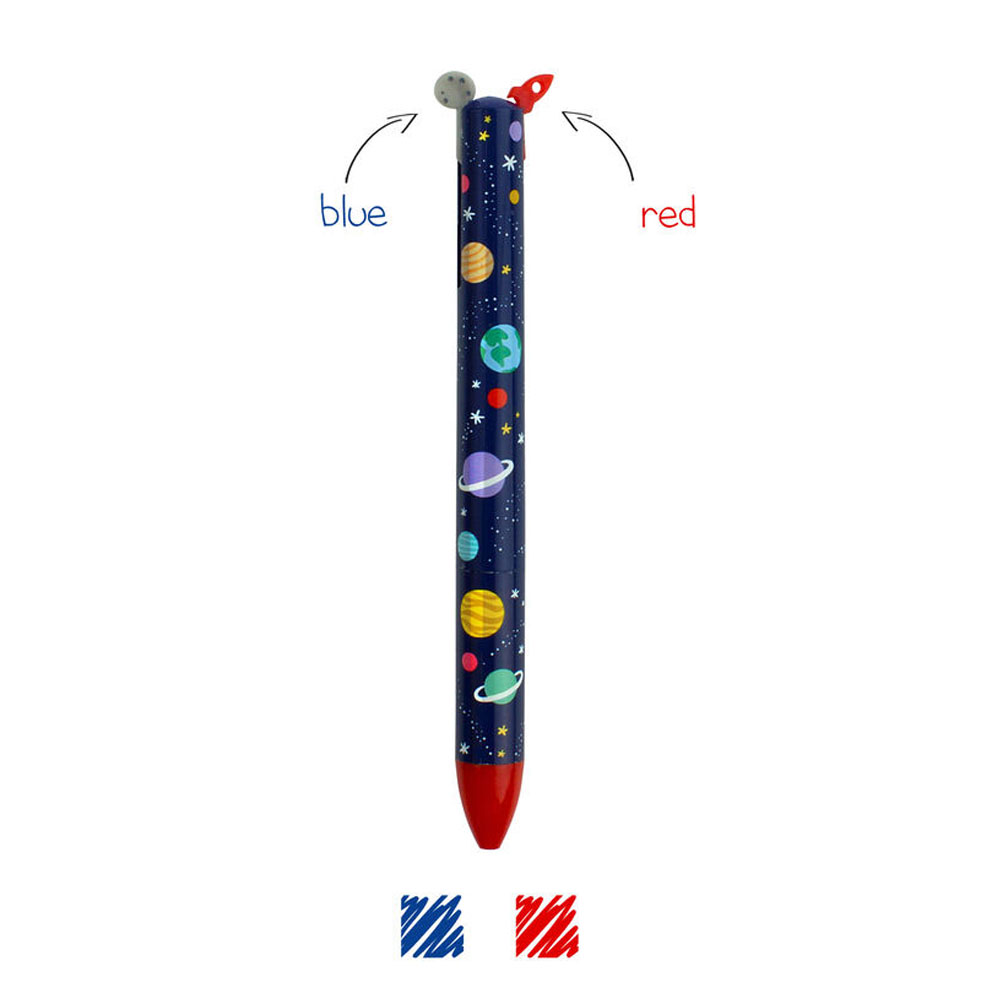 Legami Penna a Due Colori Click&Clack Space | Lema Gadget Regalo