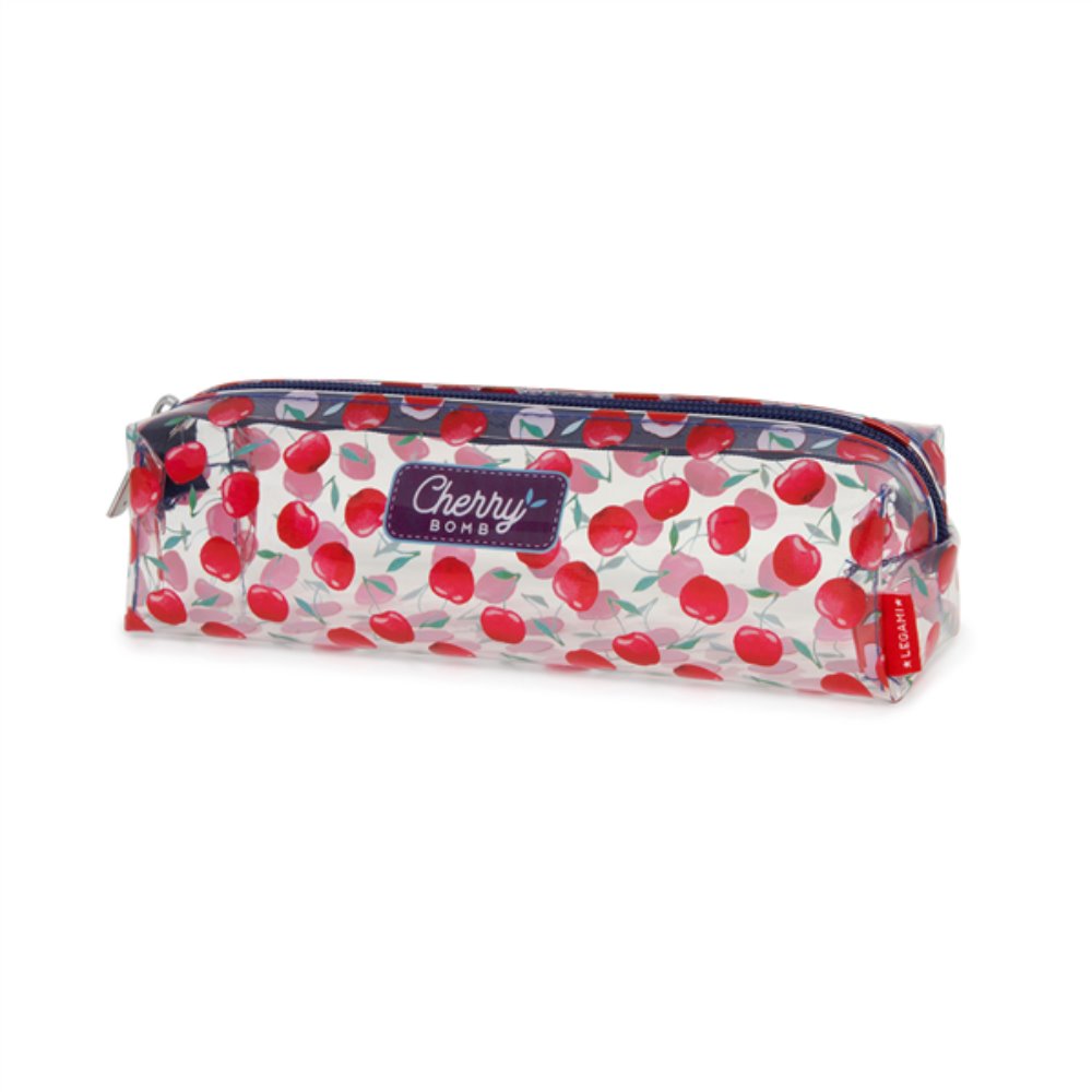 Legami Astuccio Trasparente Pencil Bag Cherry Bomb | Lema Gadget Regali