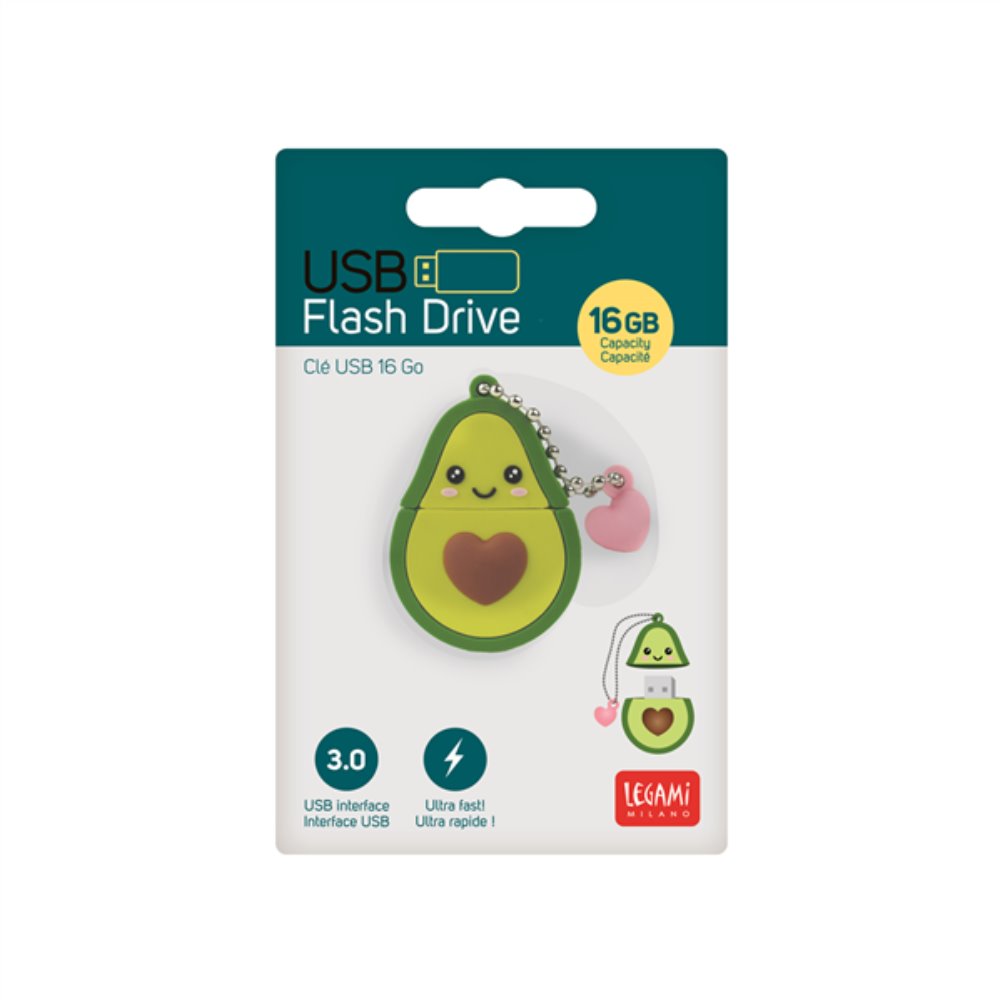 Legami Chiavetta USB 3.0 - 16 GB Avocado | Lema Gadget Regali