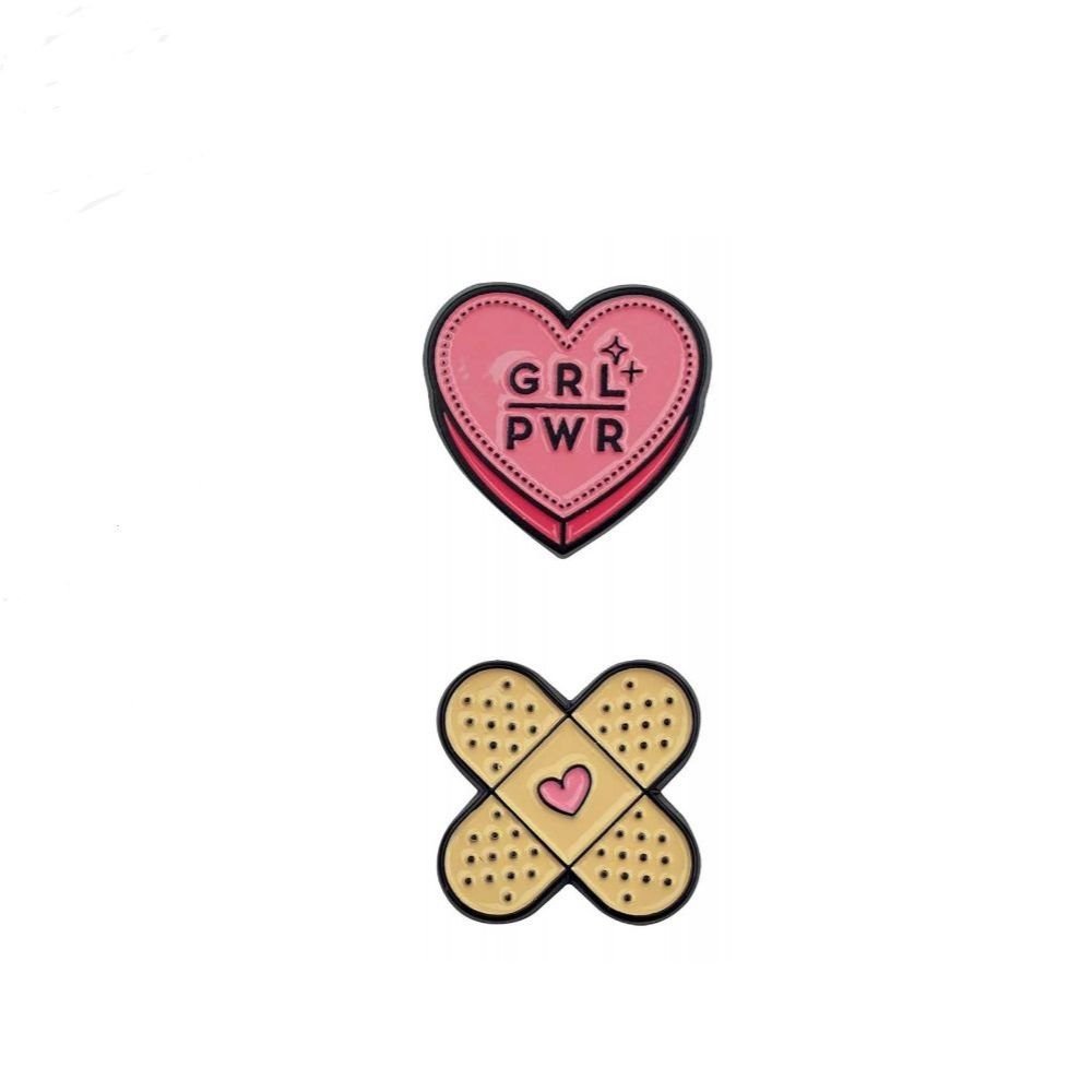 Legami 2 Cutie Metal Stickers Cuore | Lema Gadget Regali