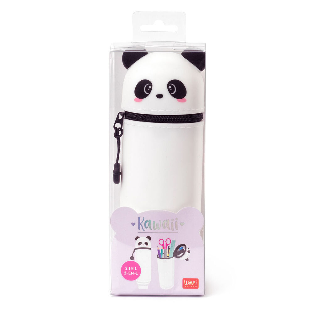 Legami Astuccio 2 in 1 in Morbido Silicone Kawaii Panda | Lema Regalo