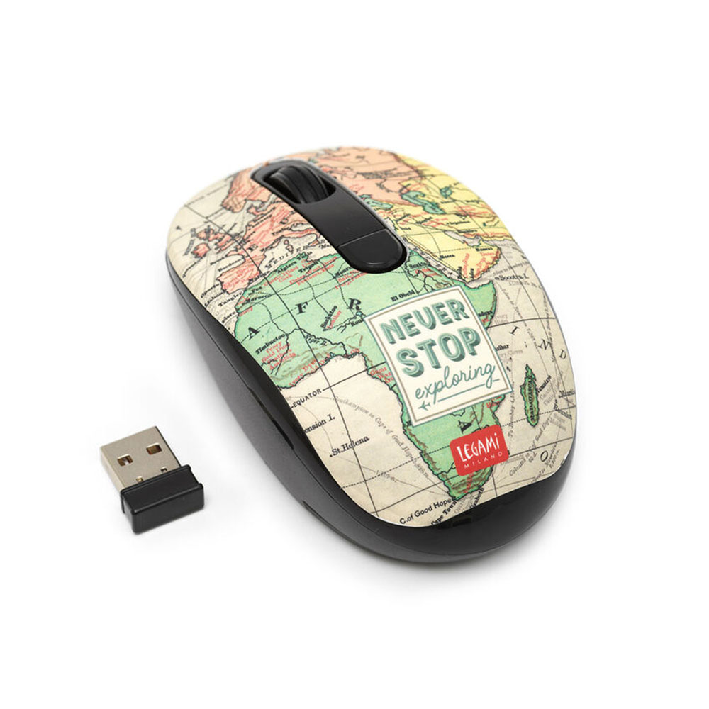 Legami Mouse Wireless con Ricevitore USB Travel