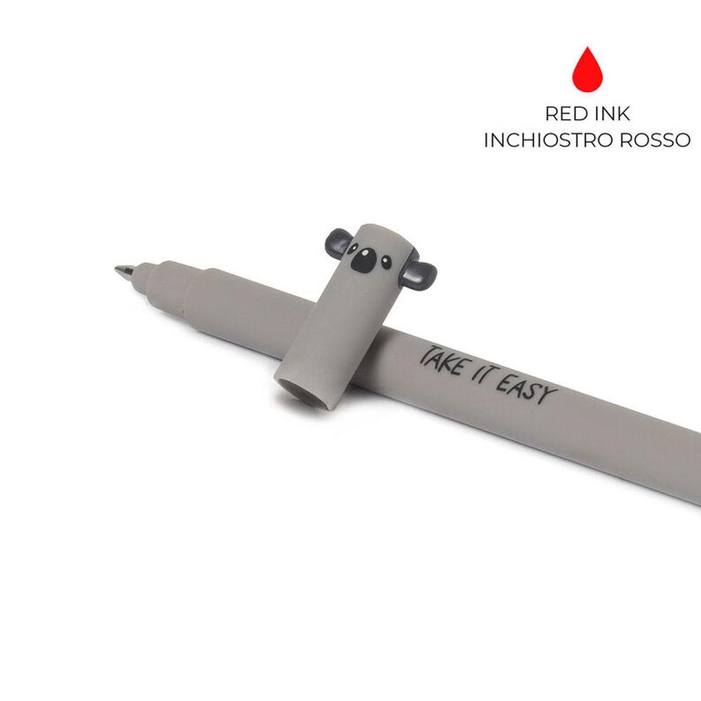 Legami Penna Gel Cancellabile Rossa Koala | Lema Gadget Regalo