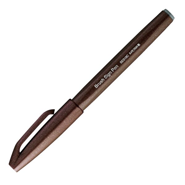 Pennarello Brush Trendy Sign Pen - colori assortiti - Pentel - conf. 6 pezzi