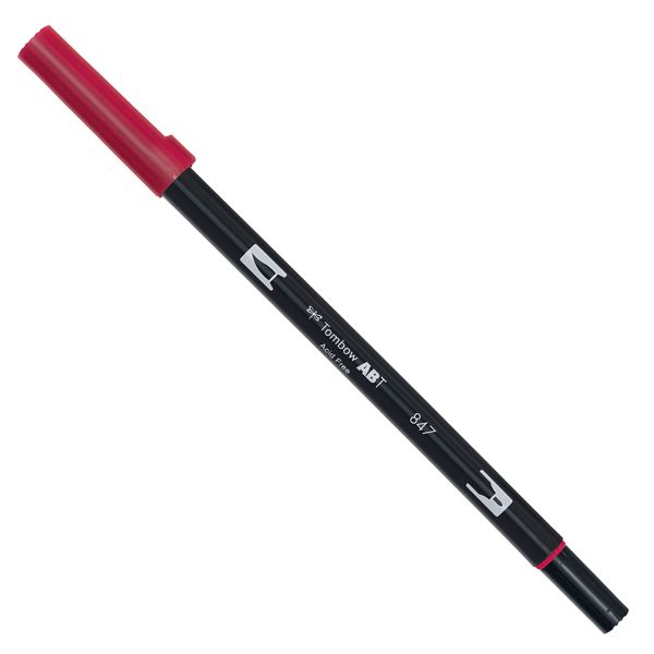 Pennarello Dual Brush 847 - crimson - Tombow