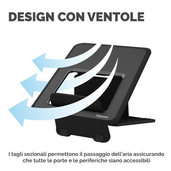 Supporto laptop Breyta - nero - Fellowes