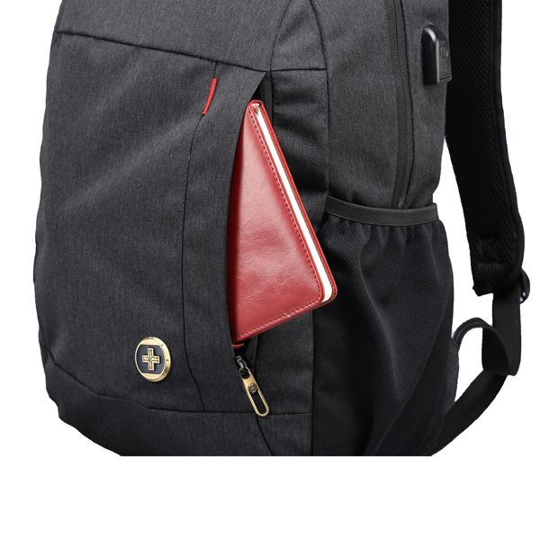 Zaino porta notebook 15,6'' Arbon grigio scuro Swiss