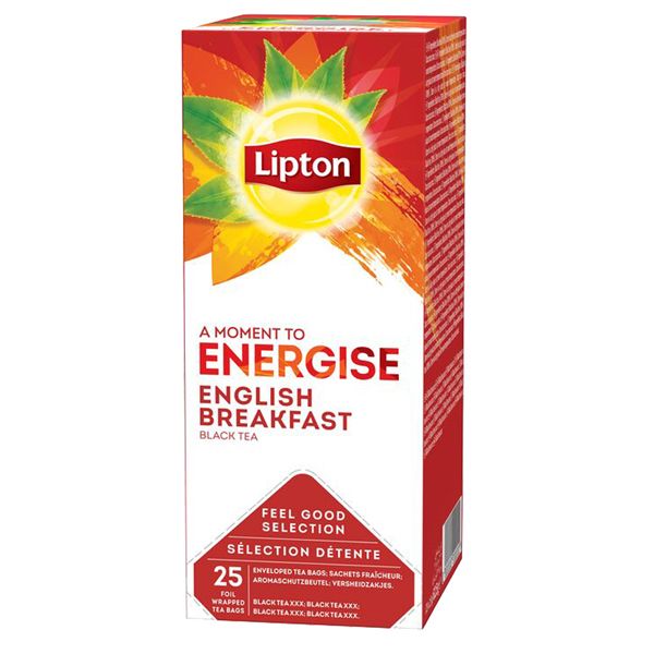 TE' English breakfast - Feel Good Selection - in filtro - Lipton - conf. 25 pezzi