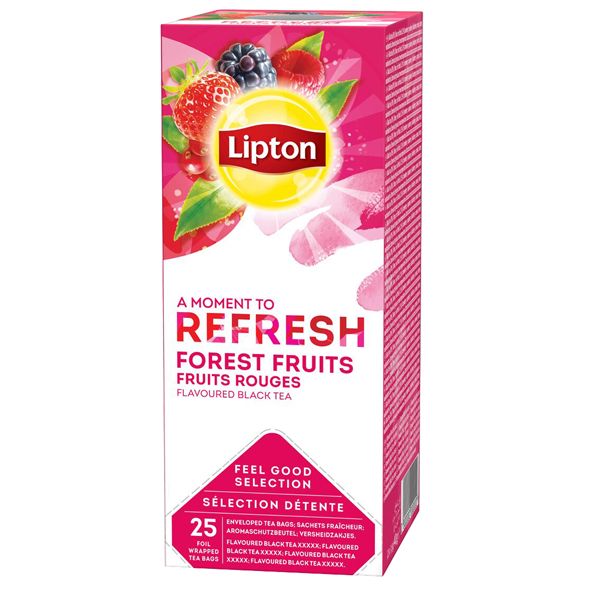 TE' nero Frutti di bosco - Feel Good Selection -  in filtro - Lipton - conf. 25  pezzi