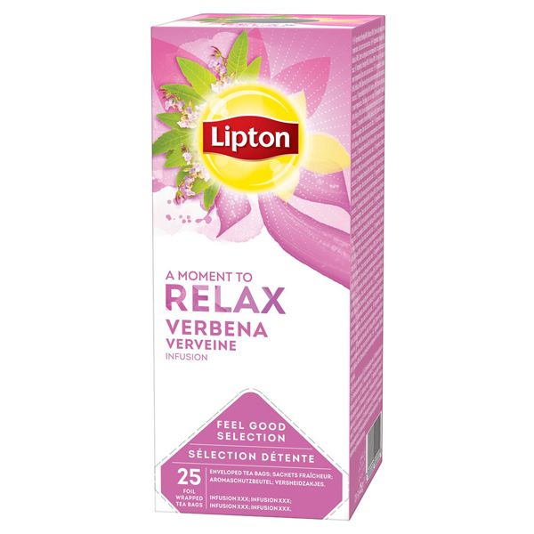 TE' alla verbena - Feel Good Selection - in filtro - Lipton - conf. 25 pezzi