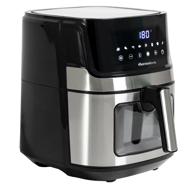 Friggitrice ad aria smart Ginevra - 26,8 x 33,7 x 34,2 cm - 6,5 L - nero - Melchioni family