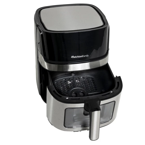 Friggitrice ad aria smart Ginevra - 26,8 x 33,7 x 34,2 cm - 6,5 L - nero - Melchioni family
