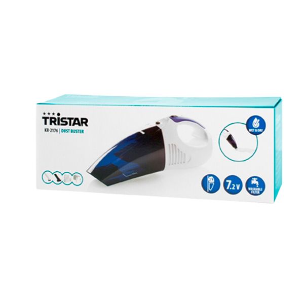 Aspiratutto ricaricabile - 45 W - bianco/blu - Tristar