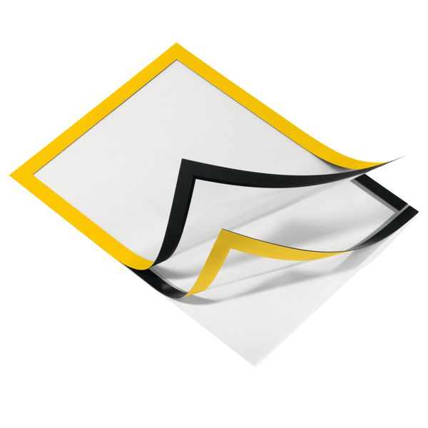 Cornice espositiva Duraframe - A4 - 21 x 29,7 cm - giallo - Durable