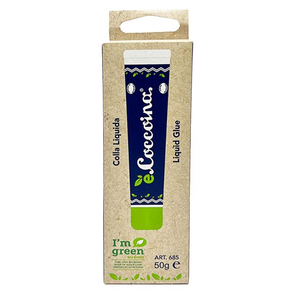 Colla liquida eCoccoina - green - in blister - 50 gr - trasparente - Coccoina