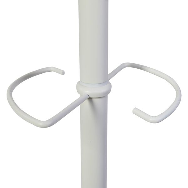 Appendiabiti a 6 ganci Music + 3 miniganci 175cm - bianco/legno - Alba