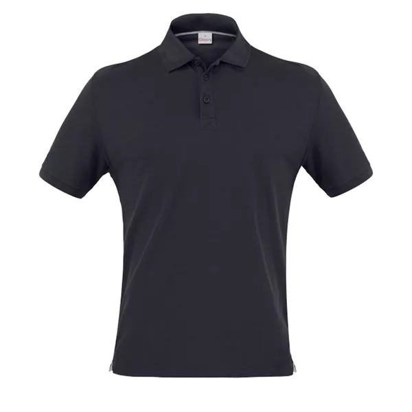 Polo uomo Jeff - taglia M - poliammide - nero - Giblor's