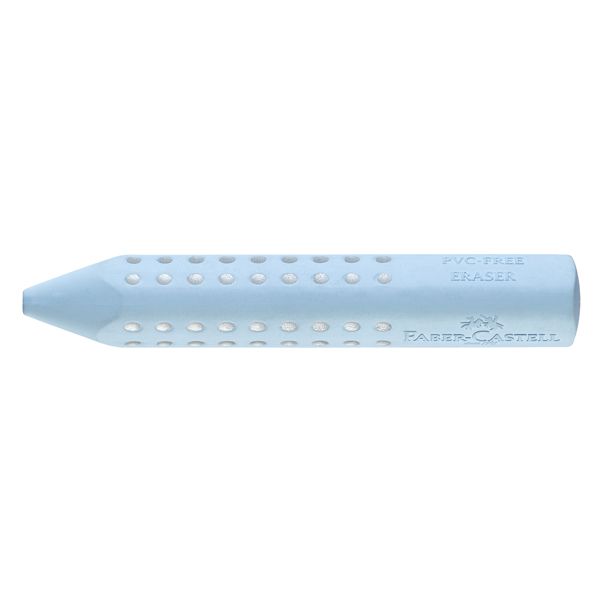 Gomma a forma di matita Grip 2001 - 90 x15 x15 mm - blue - Faber Castell