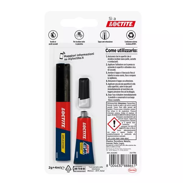 LOCTITE SUPER ATTAK PLASTICA 2g+4ml