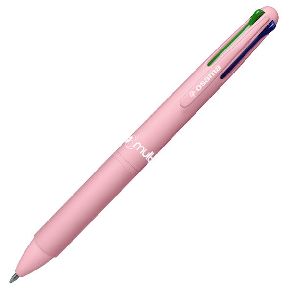 Penna a sfera 4 Multi Pastel - punta 1,00 mm - 4 colori - baby pink - Osama