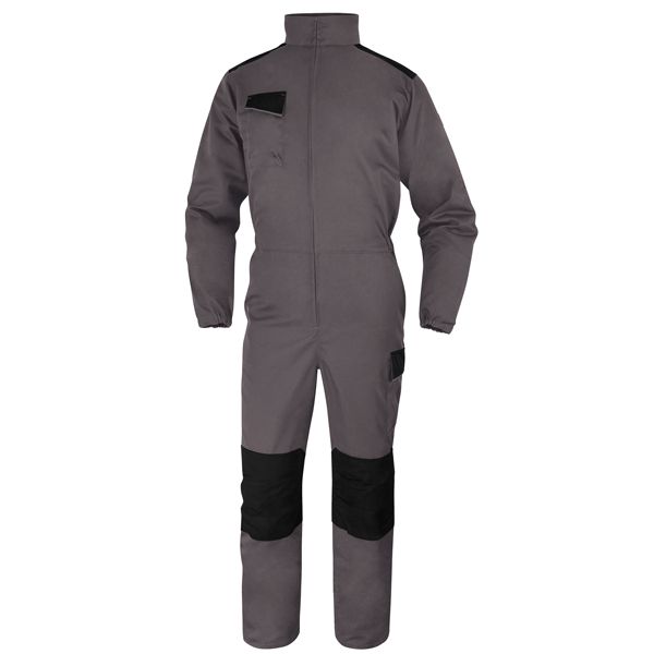 Tuta da lavoro M1CO2 - twill/poliestere/cotone - taglia M - grigio - Deltaplus