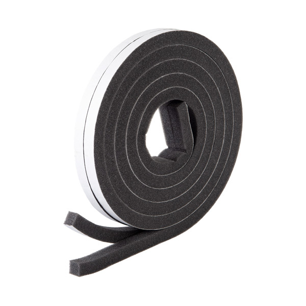 Guarnizione adesiva per isolamento garage - 17 mm x 6,5 m - resina - antracite - Geko