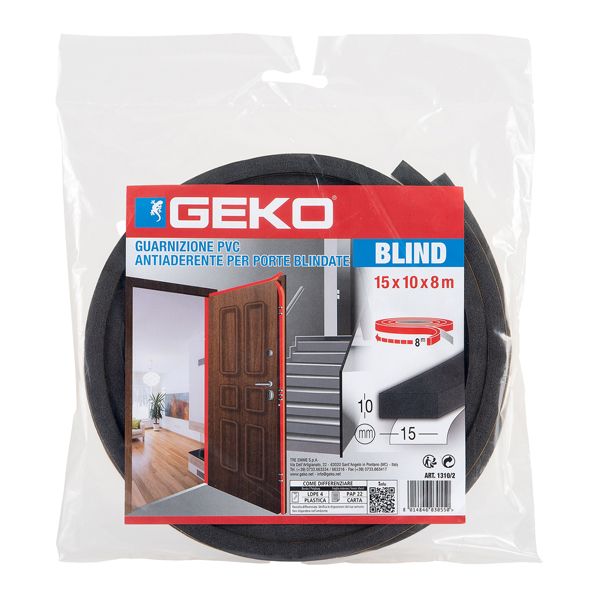 Guarnizione per isolamento porte blindate 17mmx8mt Geko