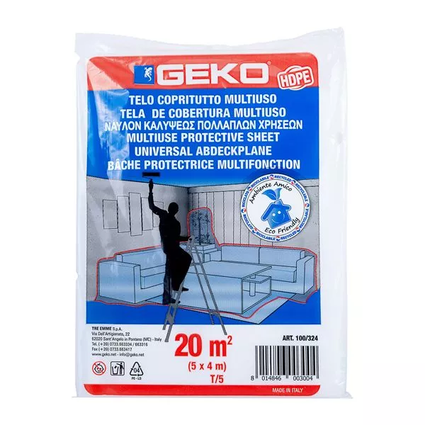 Telo HD copritutto multiuso 16mq 80/90gr Geko