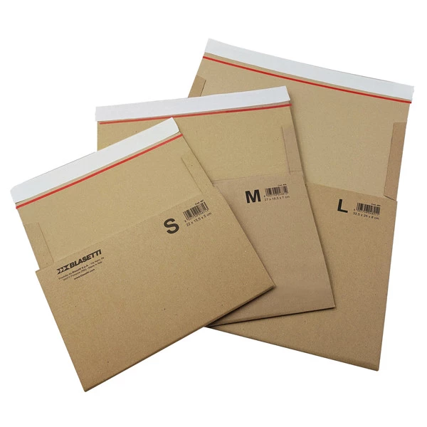 Scatola automontante altezza variabile BOOKBOX - S - 26 X 14,5 X 5 cm - cartone - avana - Blasetti