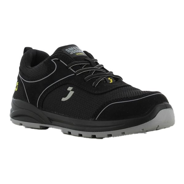 Calzatura bassa da lavoro Ecocador S1P LOW - maglia/microfibra riciclata - numero 42 - nero - Safety Jogger
