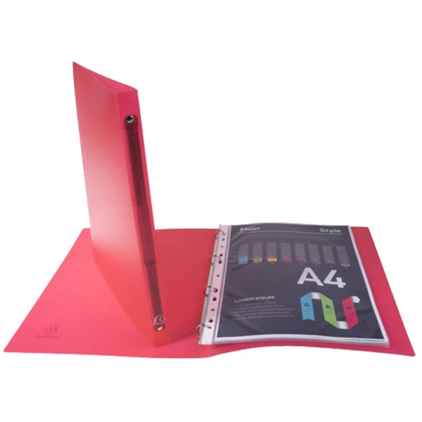 Raccoglitore Ppl trasl.Chromaline 4 anelli 15mm A4 5 col. Ass. 51169E Exacompta