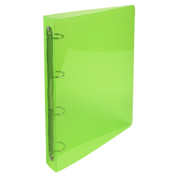 Raccoglitore Pp rigato Crystal Colours 4anelli 30mm A4 maxi 5 col.assExacompta