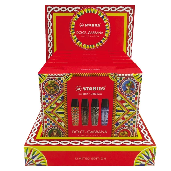 Stabilo Boss Original per Dolce&Gabbana - colori assortiti –  Edizione Limitata - Stabilo - expo da banco con 6 cofanetti
