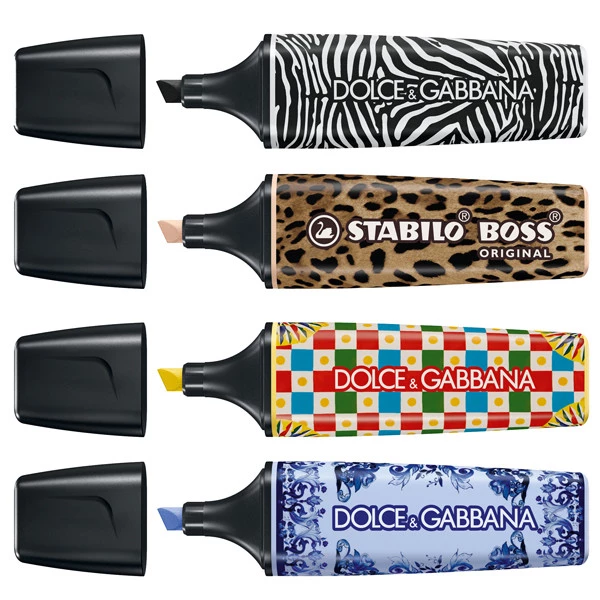 Stabilo Boss Original per Dolce&Gabbana - colori assortiti – Edizione Limitata - Stabilo - expo da banco con 6 cofanetti