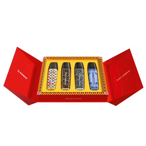 Stabilo Boss Original per Dolce&Gabbana - colori assortiti – Edizione Limitata - Stabilo - cofanetto 4 evidenziatori