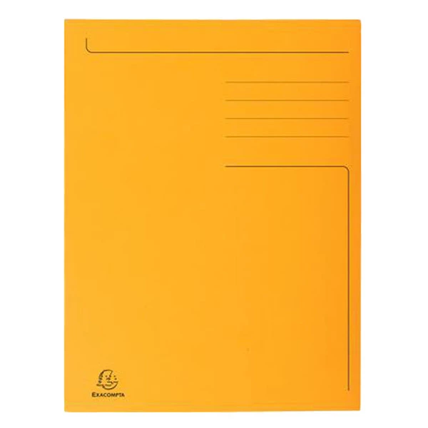 Cartella Forever - 3 lembi - 24 x 32 cm - arancione - Exacompta