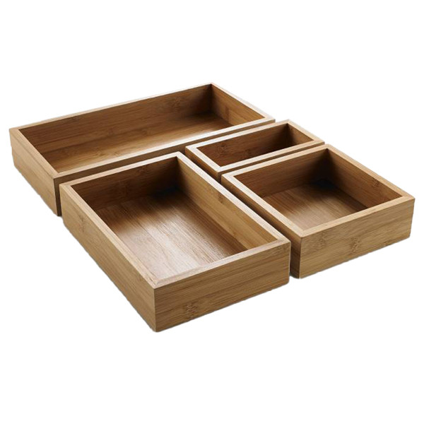 Contenitore buffet - 15,3 x 22,9 x 5 cm - bamboo - naturale - Leone