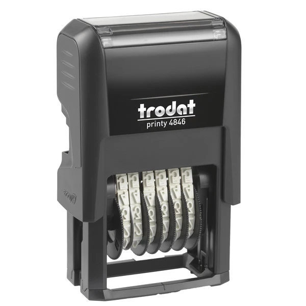 Timbro Printy 4.0 Eco 4846 Numeratore - 6 cifre - 4 mm - autoinchiostrante - Trodat