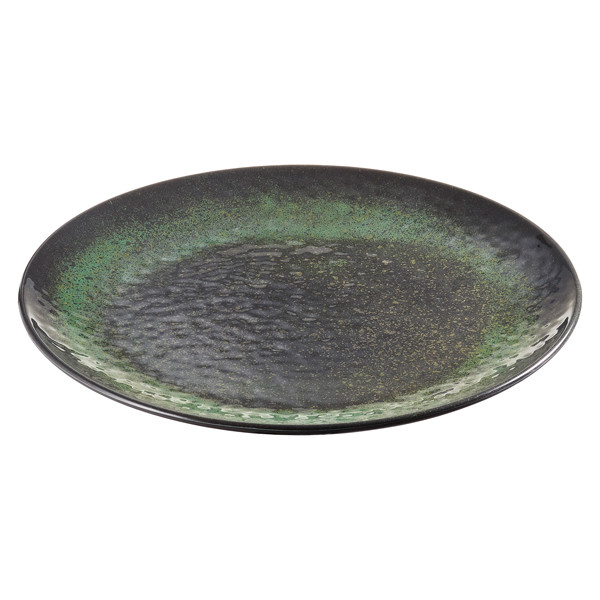 Piatto piano Linea Amazzonia - diametro 23,5 x 2,5 cm - melamina - Leone