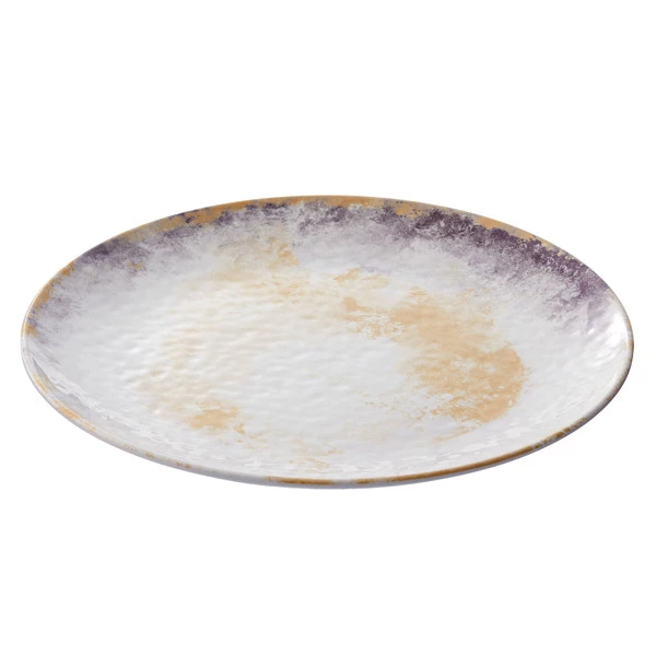 Piatto piano Linea Galassia - diametro 23,5 x 2,5 cm - melamina - Leone