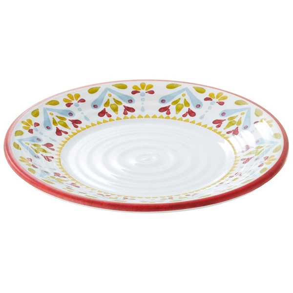 Piatto piano Linea Corf&ugrave; - diametro 18 x 1,8 cm - melamina - Leone