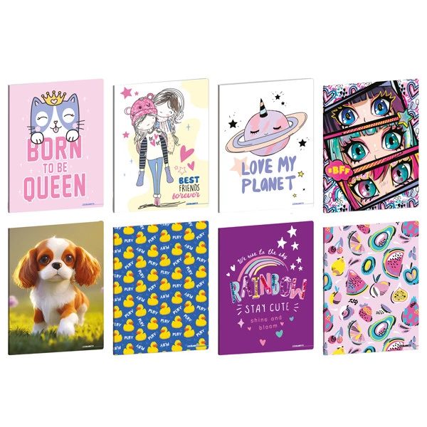 Maxiquaderno Kid Girl - A4 - 5mm c/margine - 21 fogli - 80 gr - Blasetti