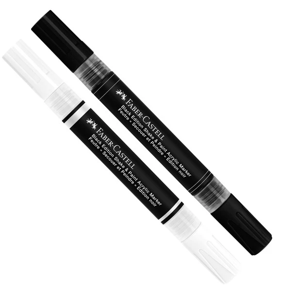 Marcatori Shake&Paint - colori assoriti - Faber-Castell - conf. 2 pz