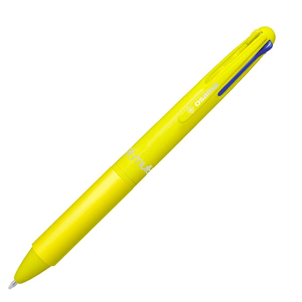 Penna a sfera scatto 4 Color - colori Neon assortiti - Osama - expo 36 pezzi