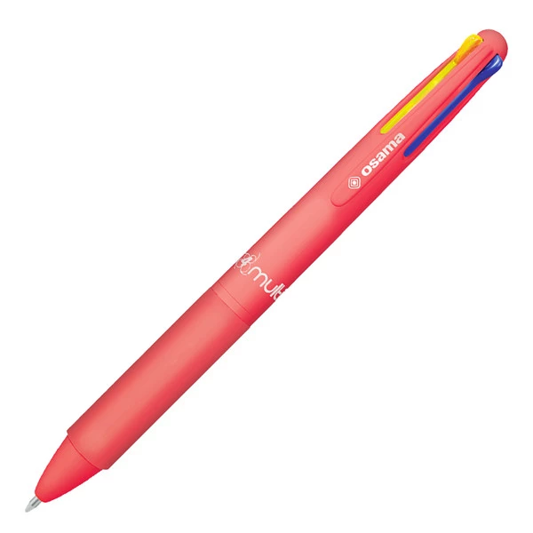 Penna a sfera scatto 4 Color - colori Neon assortiti - Osama - expo 36 pezzi