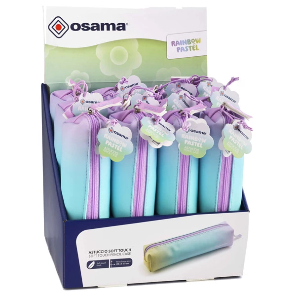 Astuccio Rainbow pastel - 20 x 5 x 5 cm - Osama