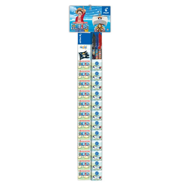 Set 3 pezzi Frixion Ball One Piece - colori assortiti - Pilot - expo 12 pezzi